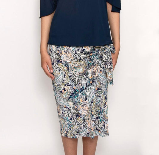 Paisley Wrap Skirt