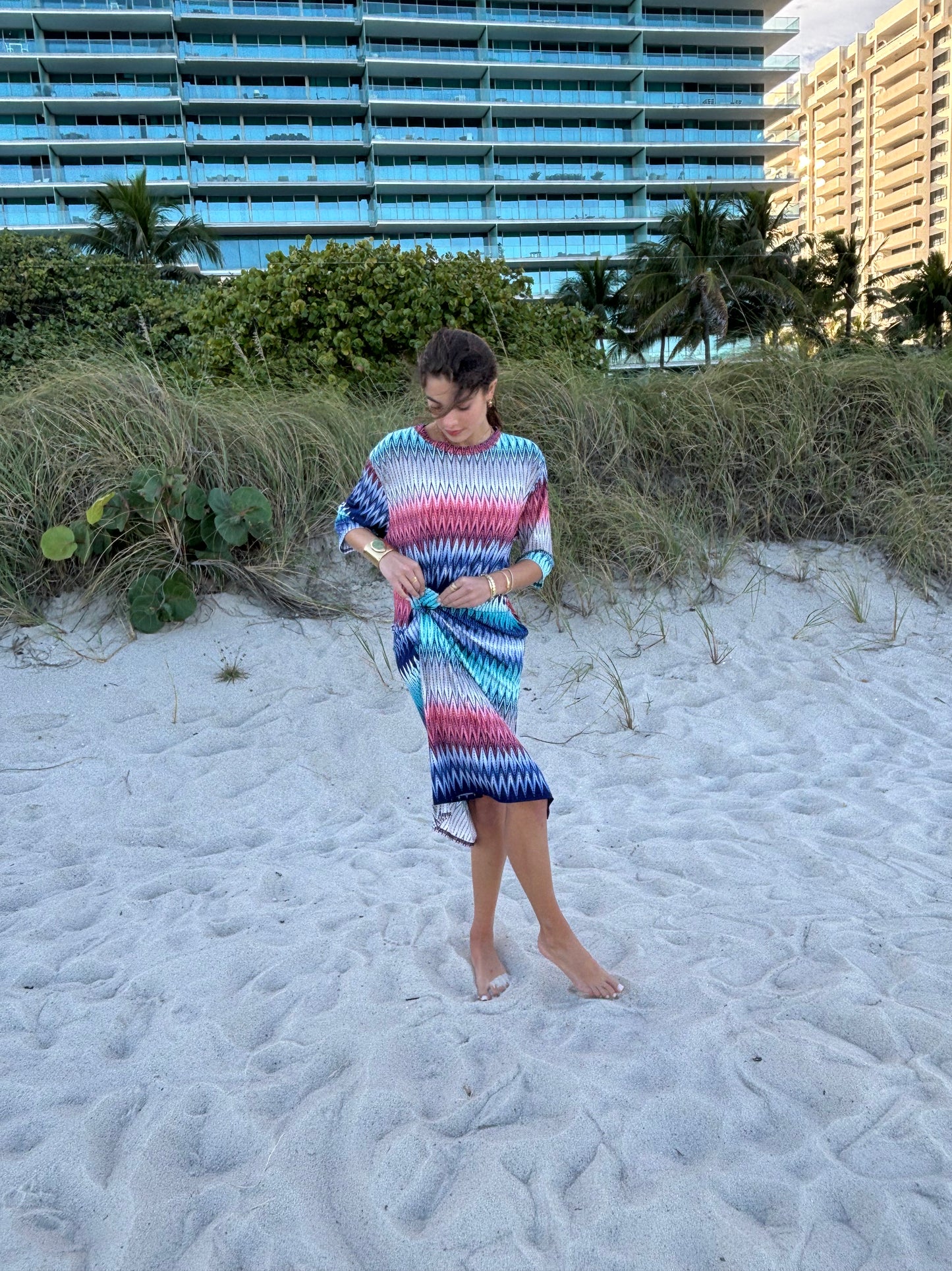 Sunset Blue Dress
