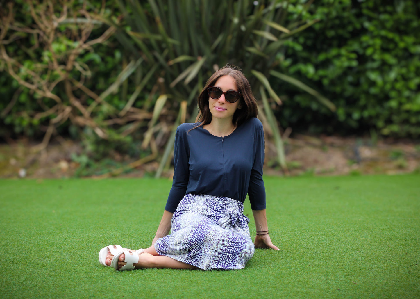 Crock Blue Wrap Skirt