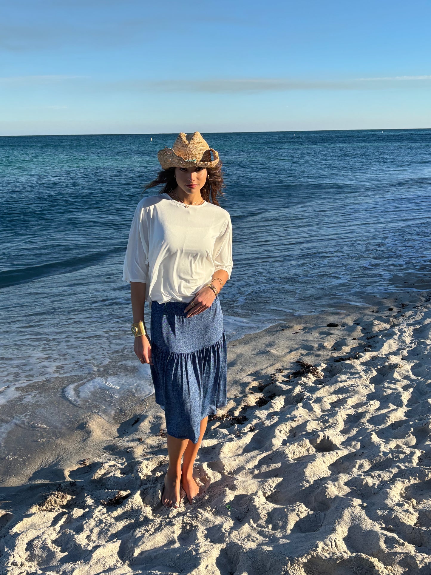 Blue Jeans Skirt