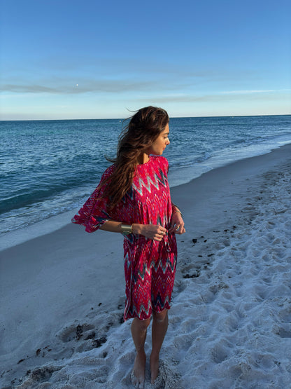 Flamingo Short Dress