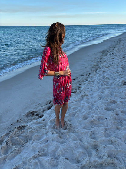 Flamingo Short Dress