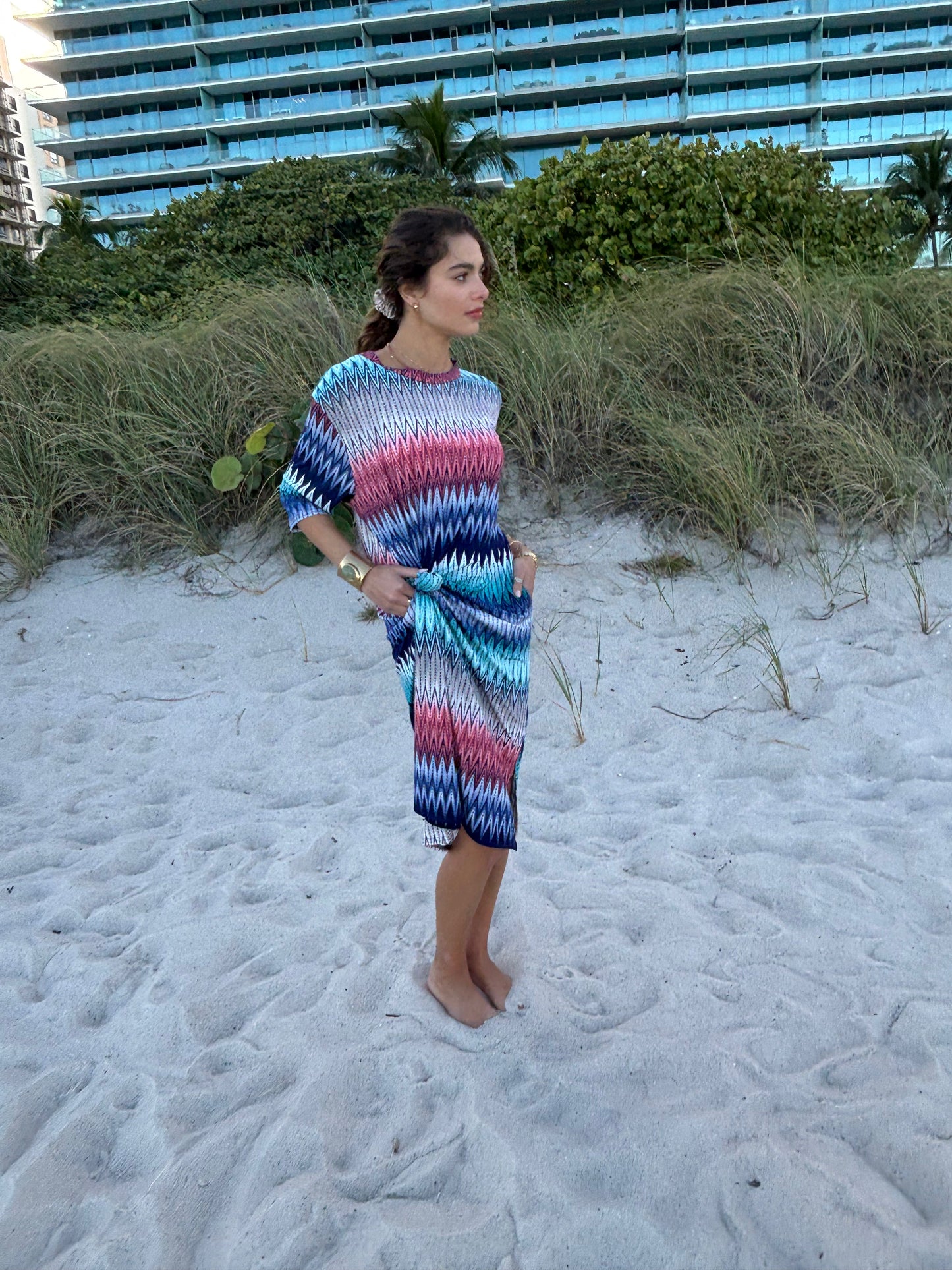 Sunset Blue Dress
