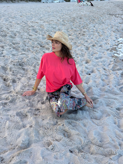 Midnight Paisley A-Line Skirt